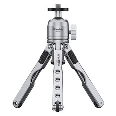 Leofoto 徠圖 公司貨 蜘蛛型迷你三腳架 銀色, 1個, MT-03mini + MBH-20