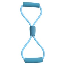 TIMLEI 8字拉力器/開肩美背拉力帶 5~10磅, 藍色, 1個
