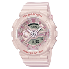 CASIO 卡西歐 G-SHOCK 雙顯錶 GMA-S110ST-4ADR, 粉紅色, 1個