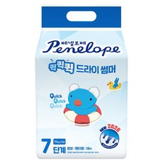 Penelope 2026 快快快 乾爽夏日 褲型紙尿褲 男女通用 加大號, 18張, 7階段