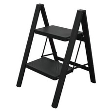 ONE HOUSE 穩固家用登高免組裝碳鋼折疊梯 2階 OH-K606, 1個