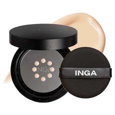 INGA Cosmetics TATTOO 持久氣墊粉餅 15g, 19N 淨白香草, 1個