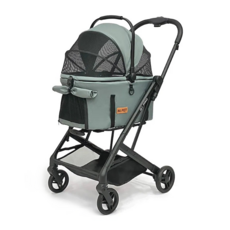 Ni Pet 樂派特 兩用寵物推車 Q1 PRO, 霧灰色, 1個