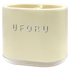 UFORU 簡約兩用可瀝水筷子收納桶, 1個, 奶白色
