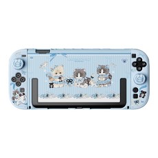 PMW Play my way Switch2用殼 全硬殼 + 搖桿帽, 愛麗絲小貓, 1套, PW0003