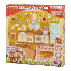 EPOCH Sylvanian Families 森林家族 可可兔嬰兒豪華廚房料理家具組 EP15310, 1套