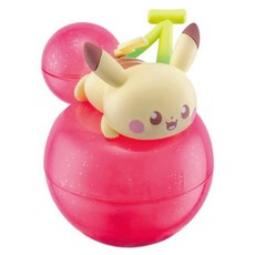 TAKARA TOMY PoKeMoN 寶可夢 Pokepeace 好朋友明盒 水果生活 皮卡丘公仔 PC95466, 1個