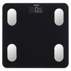 SAMPO 聲寶 14合1藍牙智能電子體重計/健康體脂計, 黑色, 1個, BF-Z2306BL