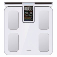 SAMPO 聲寶 八電極智能體脂計 APP監測, 白色, 1個, BF-Z2502BL