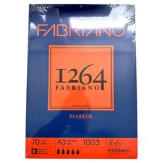 FABRIANO Boutique 1264 64MK03 19100641 Maker Paper-Pad 70g m2 297 x 420 mm, A3, 1個, 100張