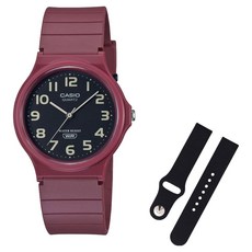 CASIO 卡西歐 學測手錶 + 矽膠錶帶組合 MQ-24UC-4B