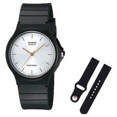 CASIO 卡西歐 學測手錶 + 矽膠錶帶組合 MQ-24-7E2