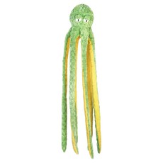 CAPTAIN MAO 毛班長 paipet 巨型大章魚狗寵物玩具, 綠色, 1個