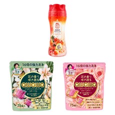awawa 三合一強力洗淨洗衣球 2個 + 香氛豆 款式隨機, 1700g, 1個