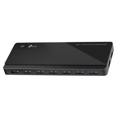 TP-Link USB 3.0 7埠集線器 含2充電埠 UH720, 黑色, 1個