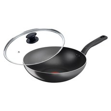 Tefal 特福 尼斯系列 不沾小炒鍋 + 玻璃蓋 B4971924, 1個, 28cm