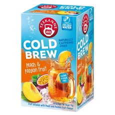 TEEKANNE 恬康樂 COLD BREW 冷泡茶系列 蜜桃百香果茶, 2.5g, 1套, 18個裝