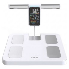 SAMPO 聲寶 八電極智能體脂計/體重計, 白色, 1個, BF-Z2502BL