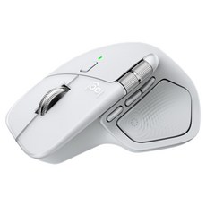 logitech 羅技 MX Master 4 Wireless 滑鼠 右手專用 電磁滾輪 USB-C充電 Darkfield雷射追蹤 可多重配對 珍珠白 910-007568