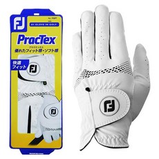 FootJoy 男士用 Practex 高爾夫手套 左手用, 1個, 白色