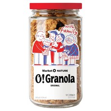 Market O NATURE Oat Granola 原味穀物麥片, 280g, 1個