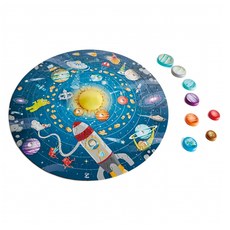 Hape 神秘的太空LED燈光拼圖, 混和顏色, 1套