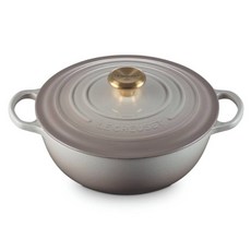 LE CREUSET 典藏媽咪鐵鍋 金頭, 肉豆蔻, 1個, 26cm