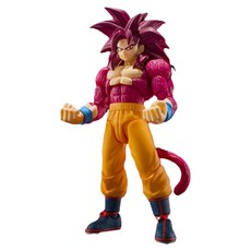 BANDAI S.H.Figuarts 七龍珠 超級賽亞人 4 孫悟空 MINI DAIMA 可動完成品, 1個