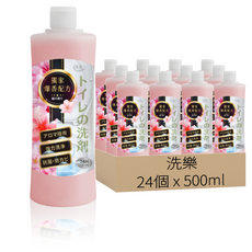 洗樂 馬桶浴廁爆香抗菌清潔劑, 24個, 500ml