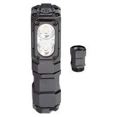 WUBEN E7 尾部磁吸輕便小巧工作燈 + 延長管 冷白光, 黑色, 1套