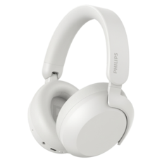 PHILIPS 飛利浦 降噪藍牙耳罩耳機, 柔霧白, TAH8000