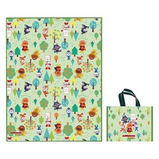 ANPANMAN 麵包超人 野餐墊 附收納袋, nature 綠色