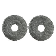 roborock 石頭科技 副廠 掃地機器人細拖布 灰色 QREVO EdgeT/G20S ULTRA/QREVO CURVX 配件 2片, 1套, C00010G-1