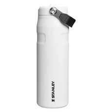 STANLEY 台灣公司貨 輕重力系列 IceFlow Aerolight 摺疊吸管杯, 石灰白, 1個, 700ml