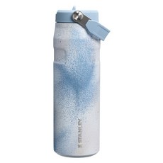 STANLEY 台灣公司貨 輕重力系列 IceFlow Aerolight 摺疊吸管杯, 銀河藍, 1個, 700ml