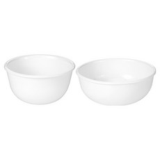 Corelle Brands 康寧餐具 Just White 韓式飯碗湯碗組, 白色, 1套, 飯碗 + 湯碗