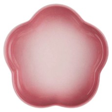 LE CREUSET 花型盤, 櫻花粉, 1個