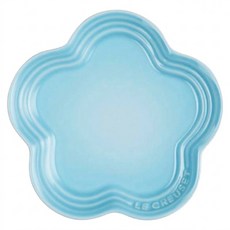 LE CREUSET 花型淺盤, 水漾藍, 1個