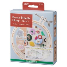 Clover 可樂牌 戳戳繡繡框 12cm 57-773, 1個, 混色