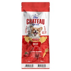 PRIME BLUE CHATEAU 藍帶莊園 全齡犬主食肉腸, 50g, 24個, 法式草牛番茄蘿蔔