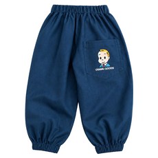 OSAMU GOODS 兒童天絲棉防曬防蚊褲 寬鬆束口口袋褲