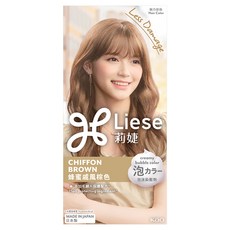 Liese 莉婕 泡沫染髮劑, 蜂蜜戚風棕色, 1個