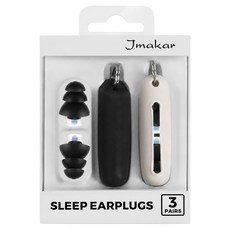 JOW BUY 蕉蕉購物 防噪音隔音矽膠耳塞, 1套, 3雙