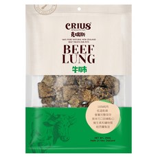 CRIUS 克瑞斯 寵物乾燥肉乾, 250g, 1包, 牛肺