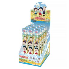 KAYOU 卡游 櫻桃小丸子 櫻桃筆記 童真版中性筆12件組 第1彈, 款式隨機, 1套