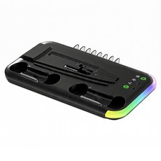 中國 iplay P5pro/P5slim多功能底座附RGB, 黑色, 1個, HBP-607-PRO