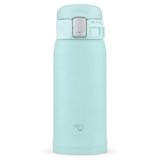 ZOJIRUSHI 象印 不鏽鋼超輕彈蓋式真空保溫杯 SM-SF36-AM, 天空藍, 1個, 360ml