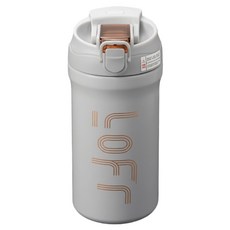 GER泰 316不鏽鋼雙飲咖啡杯, 白色, 1個, 600ml