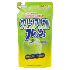Rocket Soap 火箭石鹼 洗碗精補充包 青蘋果香, 500g, 1個