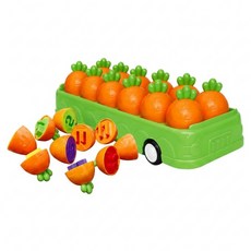 PLAYFUL TOYS 頑玩具 蘿蔔數字配對車, 混和顏色, 1套